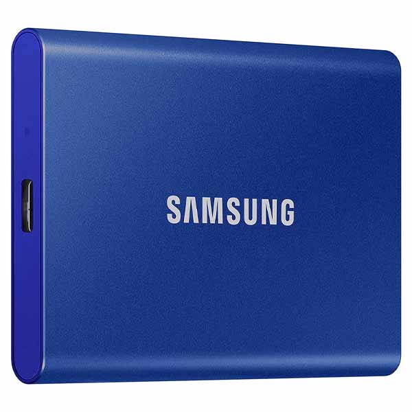 Samsung T7 USB 3.2 Portable SSD, 500GB, Indigo Blue - MU-PC500H/WW