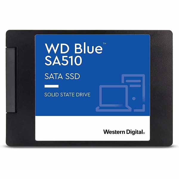 Western Digital 1TB WD SA510 SATA Internal SSD, SATA III 6 Gb/s, 2.5"/7mm, Up to 560 MB/s - WDS100T2B0A