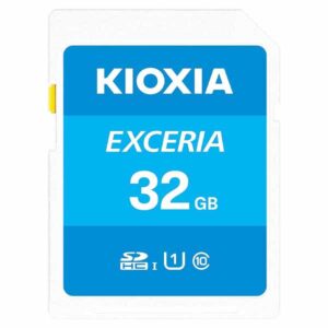 Kioxia 32GB Exceria U1 100MBs Class 10 SD card - LNEX1L032GG4