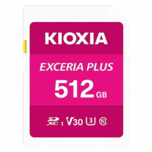 Kioxia 512GB Exceria plus U3 V30 SD Card - LNPL1M512GG4