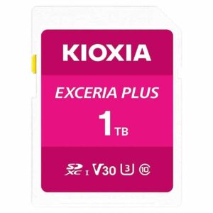 KIOXIA 1024GB Exceria plus U3 V30 SD Memory Card - LNPL1M001TG4