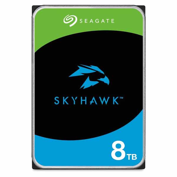 Seagate SkyHawk, 8TB, Surveillance Internal Hard Drive HDD, 3.5 Inch SATA 6 Gb/s - ST8000VX004