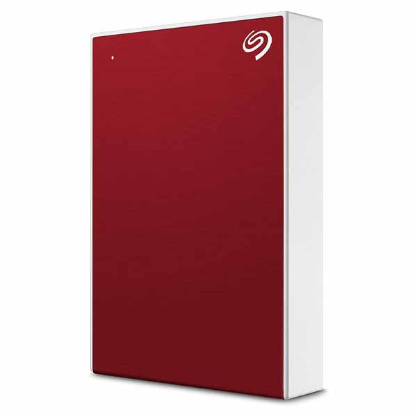 Seagate One Touch 4 TB External Hard Drive HDD, USB 3.0, Red - STKC4000403