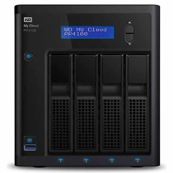Western Digital Pr4100 My Cloud Pro Series, Diskless, Black - WDBNFA0000NBK-EESN