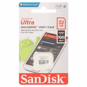 Sandisk MicroSD 32GB, 100Mb/S - SDSQUNR-032G-GN3MN