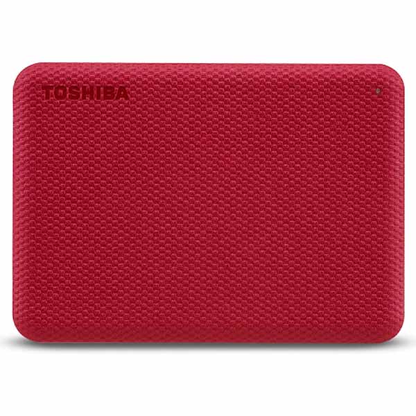 Toshiba 4TB Canvio Advance Portable Hard drive USB 3.2 Gen 1, Red - HDTCA40ER3CA