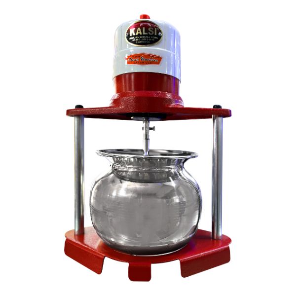 Kalsi Milk Churner Double Pillar Machine with 5 Liter Jar, Silver - Kalsi Milk Churner