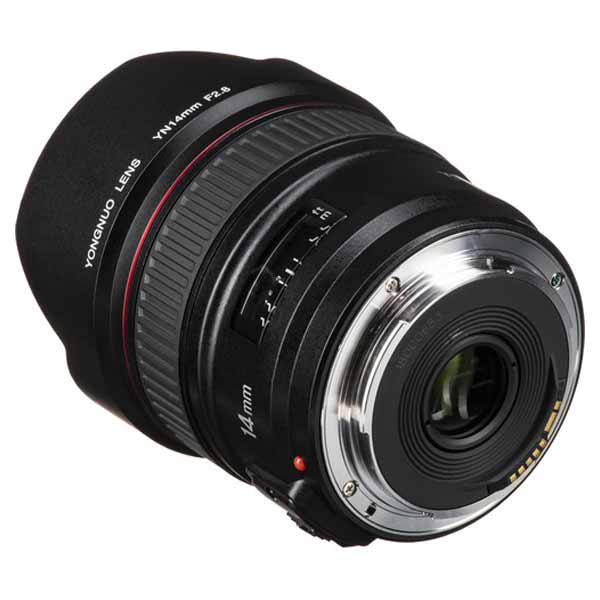 Yongnuo Ultra-Wide Angle Prime Lens for Canon DSLR Cameras - YN14MM F2.8C