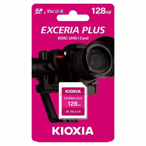 Kioxia 128GB Exceria Plus SD Memory Card - LNPL1M128GG4