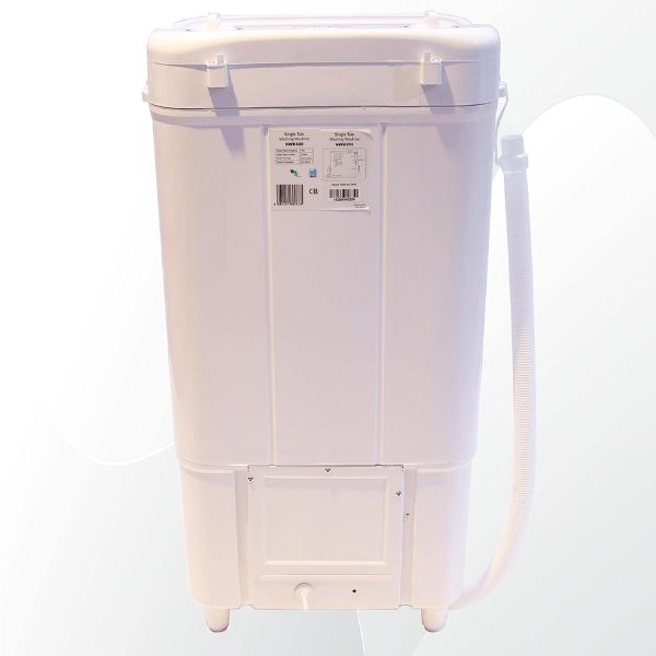 Nobel Single Tub Washing Machine 2 Number Of Wash Programs 7 KG, White - NWM890