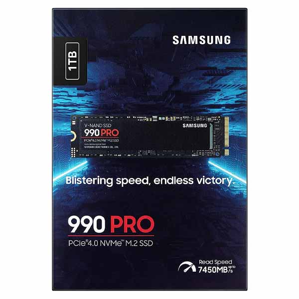Samsung 990 PRO 1TB NVMe M2 (2280) Internal Solid-State Drive (SSD) - MZ-V9P1T0BW