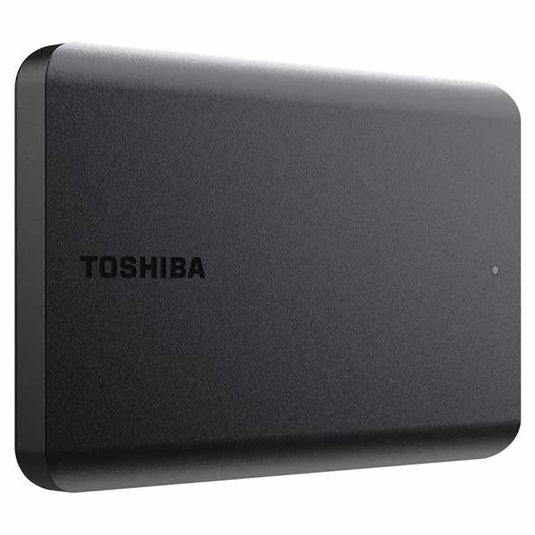 Toshiba Canvio Basics 2TB Portable External Hard Drive USB 3.2 Gen1, Black - HDTB520EK3AA