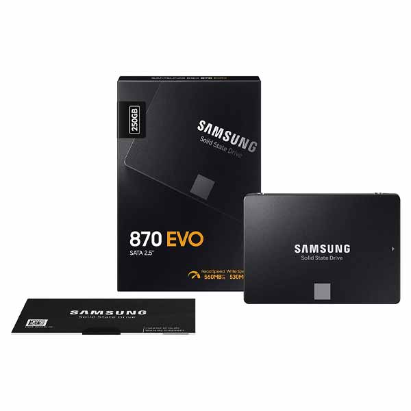 Samsung 870 EVO 250 GB SATA 2.5" Internes SSD - MZ-77E250B/EU
