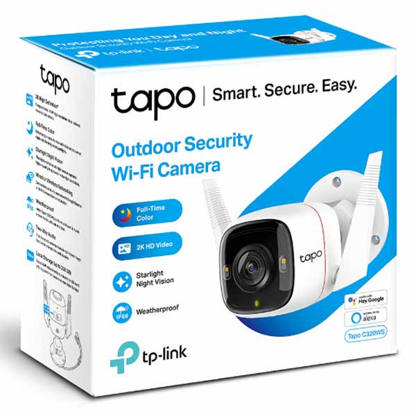 TP-Link Outdoor Security Wi-Fi Camera - TAPO C320WS