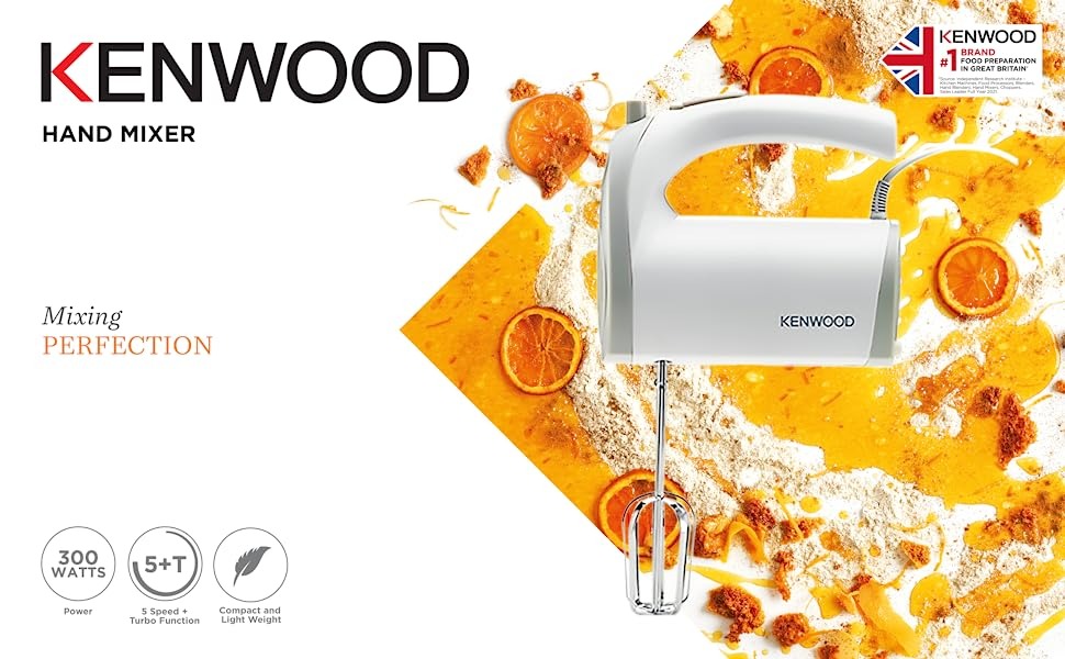Kenwood HMP20.000WH | Hand Mixer 300W 