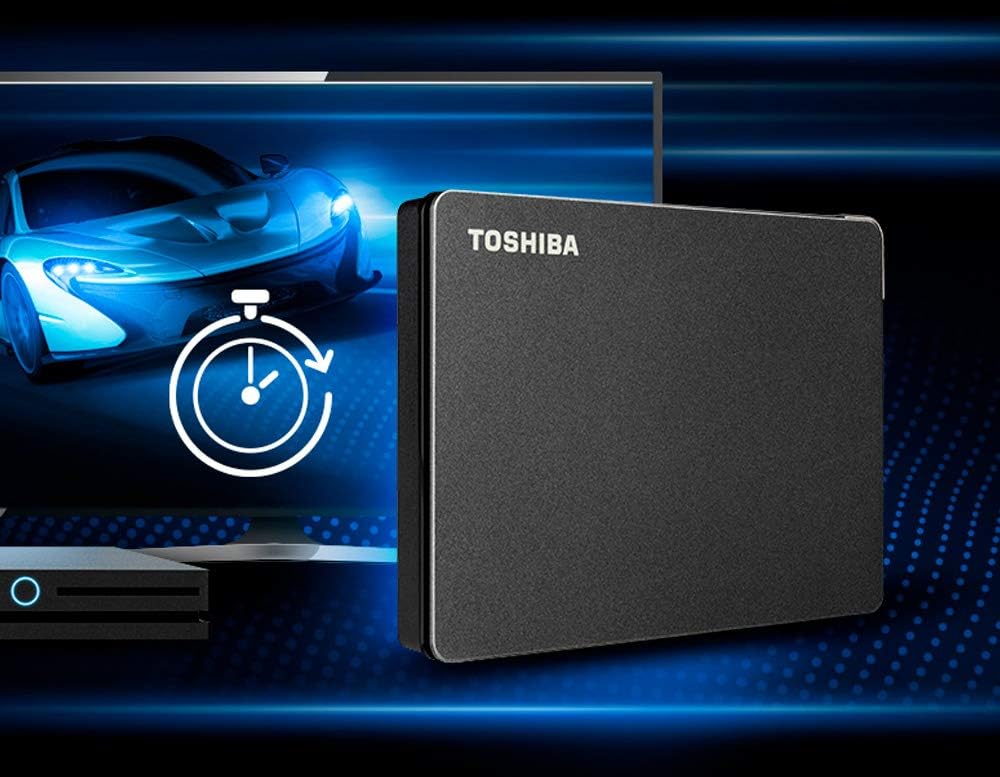 Toshiba 2TB Canvio Gaming, External Hard Drive, USB 3.2. Gen 1 - HDTX120EK3AA