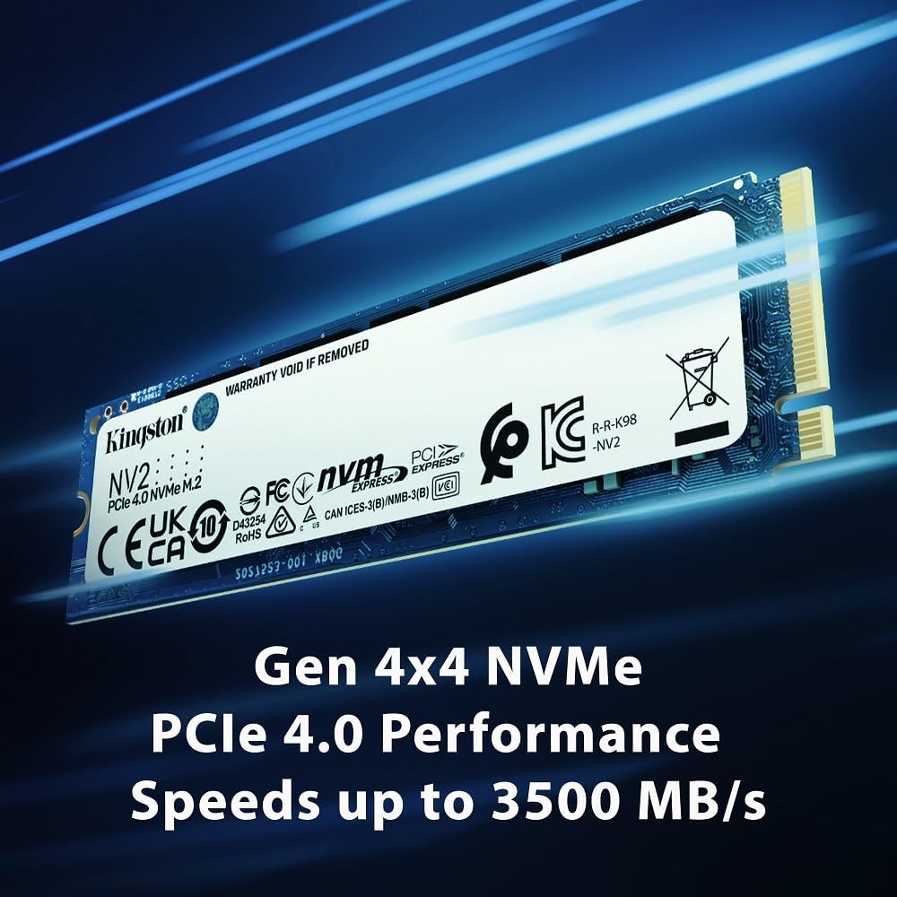 Kingston NV2 NVMe PCIe 4.0 SSD 2000G M2 2280 - SNV2S/2000G
