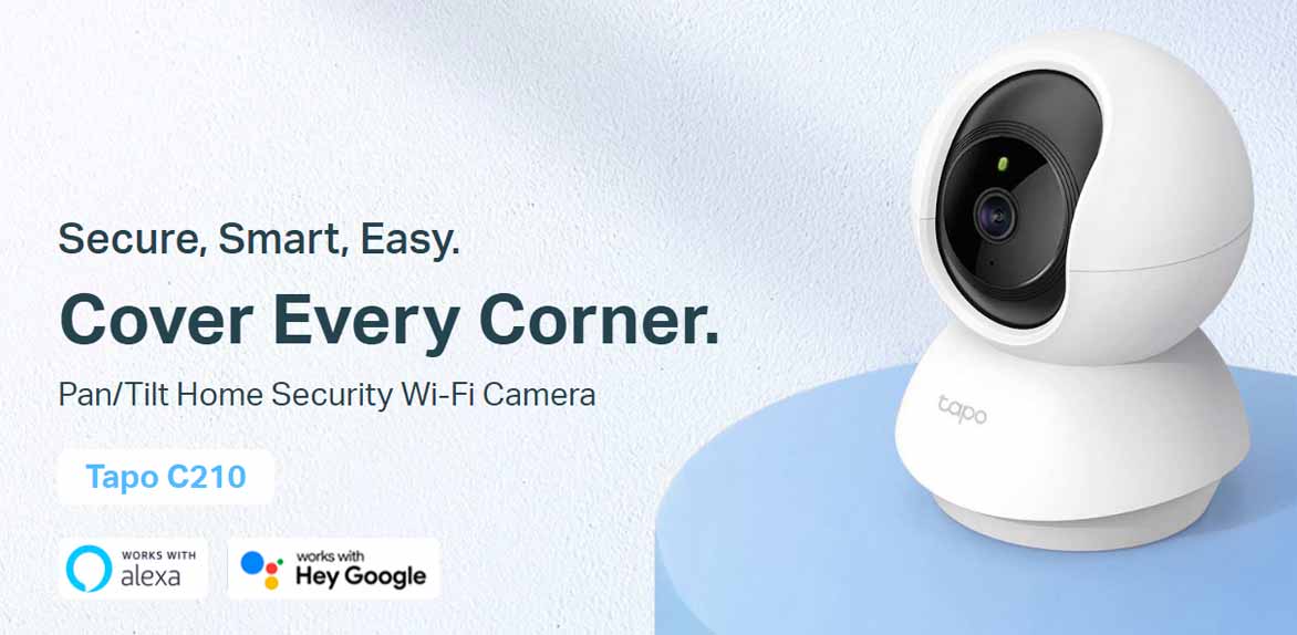 TP-Link Pan/Tilt Home Security Wi-Fi Camera - TAPO C210