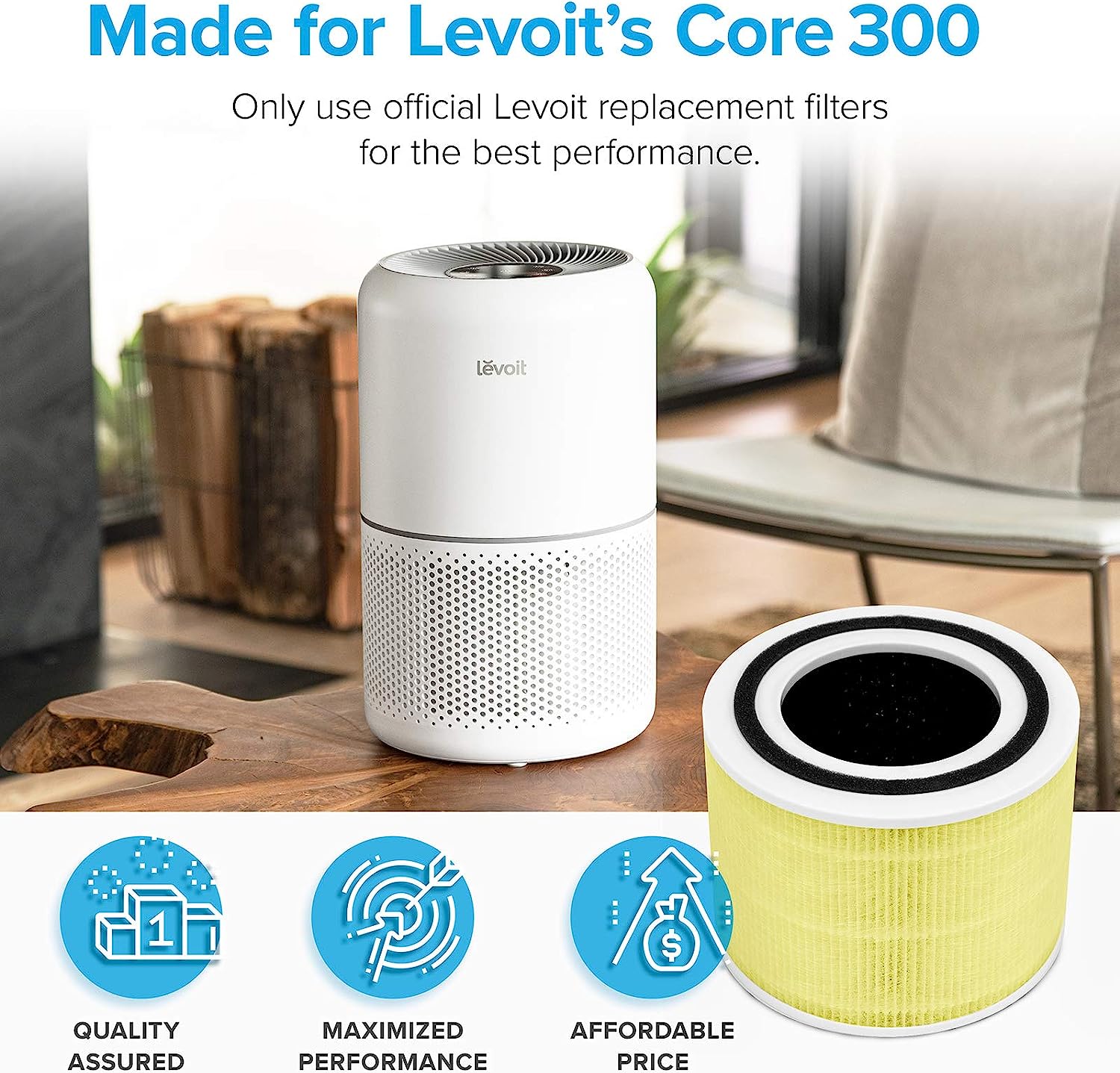 LEVOIT Core-300-RF-PA | air purifier pet allergy