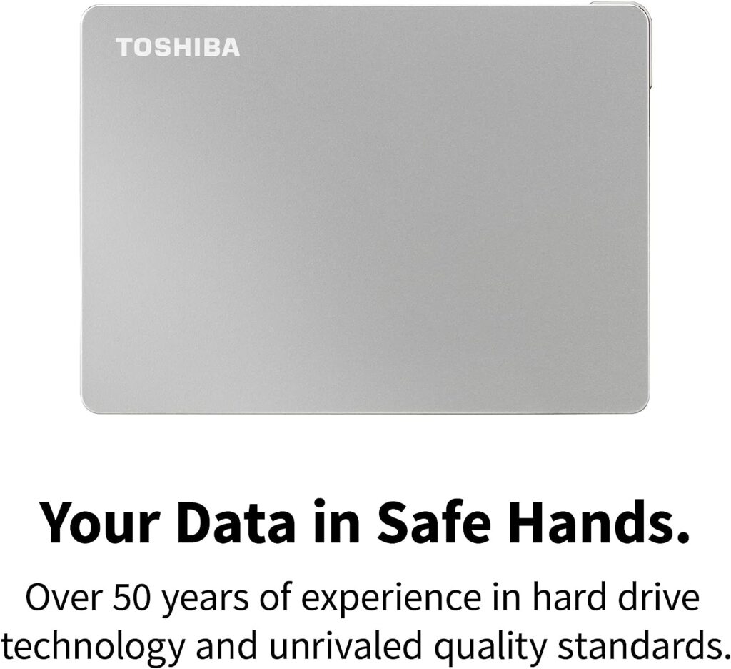 Toshiba Canvio Flex, 1 TB, Portable Externe Festplatte für Mac-Computer, Windows-PCs und Tablets, USB 3.2. Gen 1, inkl. USB-C®- und USB-A-Kabe - HDTX110ESCAA