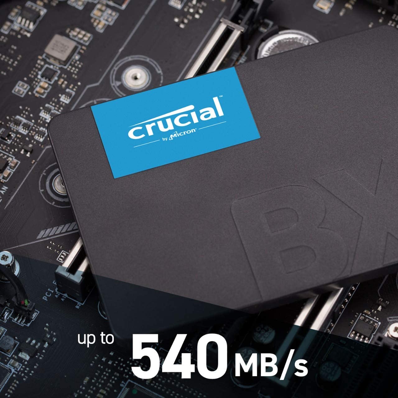 Crucial BX500 2TB 3D NAND SATA 2.5-Inch Internal SSD, up to 540MB/s - CT2000BX500SSD1