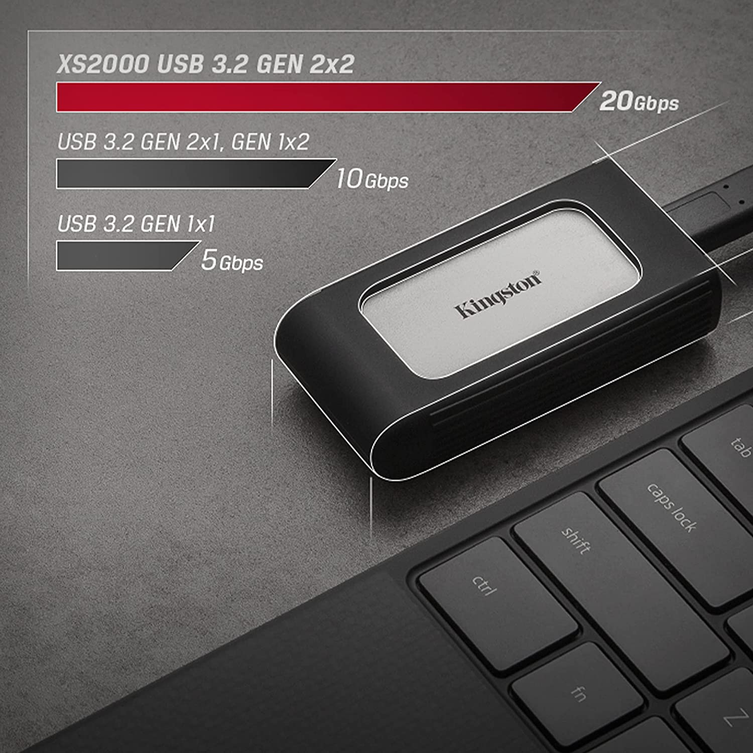 Kingston XS2000 High Performance Portable SSD 500GB - SXS2000/500G