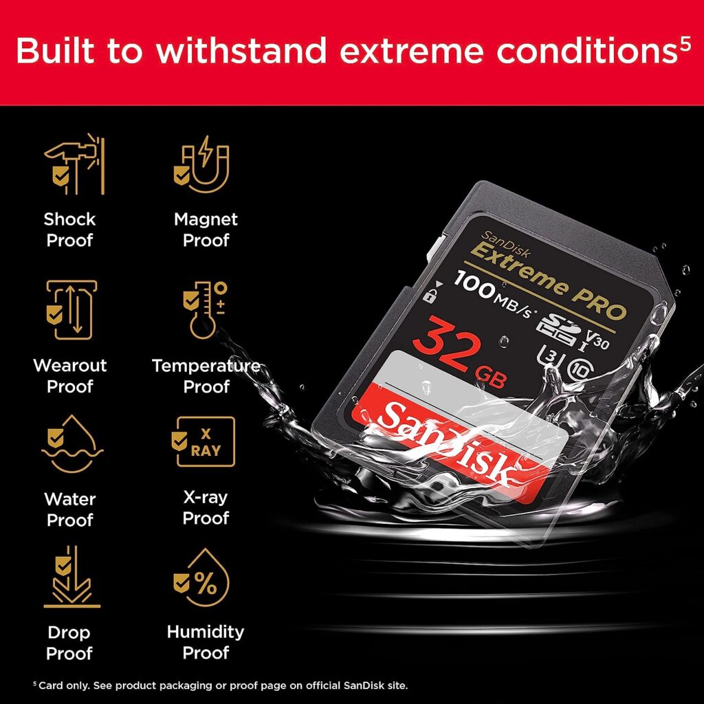 SanDisk 32GB Extreme PRO SDHC card + Rescue PRO Deluxe, up to 100MB/s - SDSDXXO-032G-GN4IN