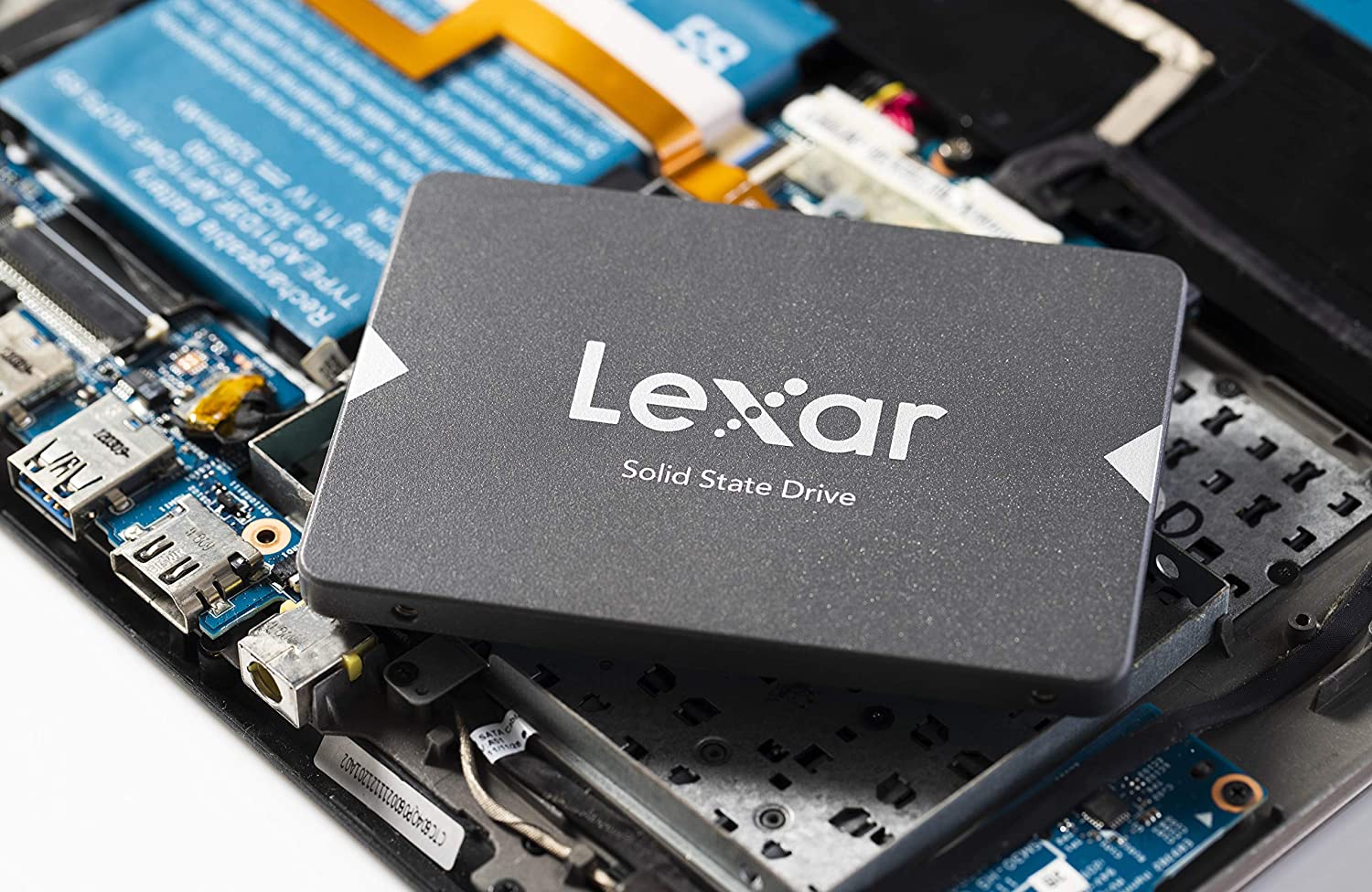 Lexar LNS100, 2.5” Sata III (6GB/S) 256GB SSD, Black - LNS100-256RB