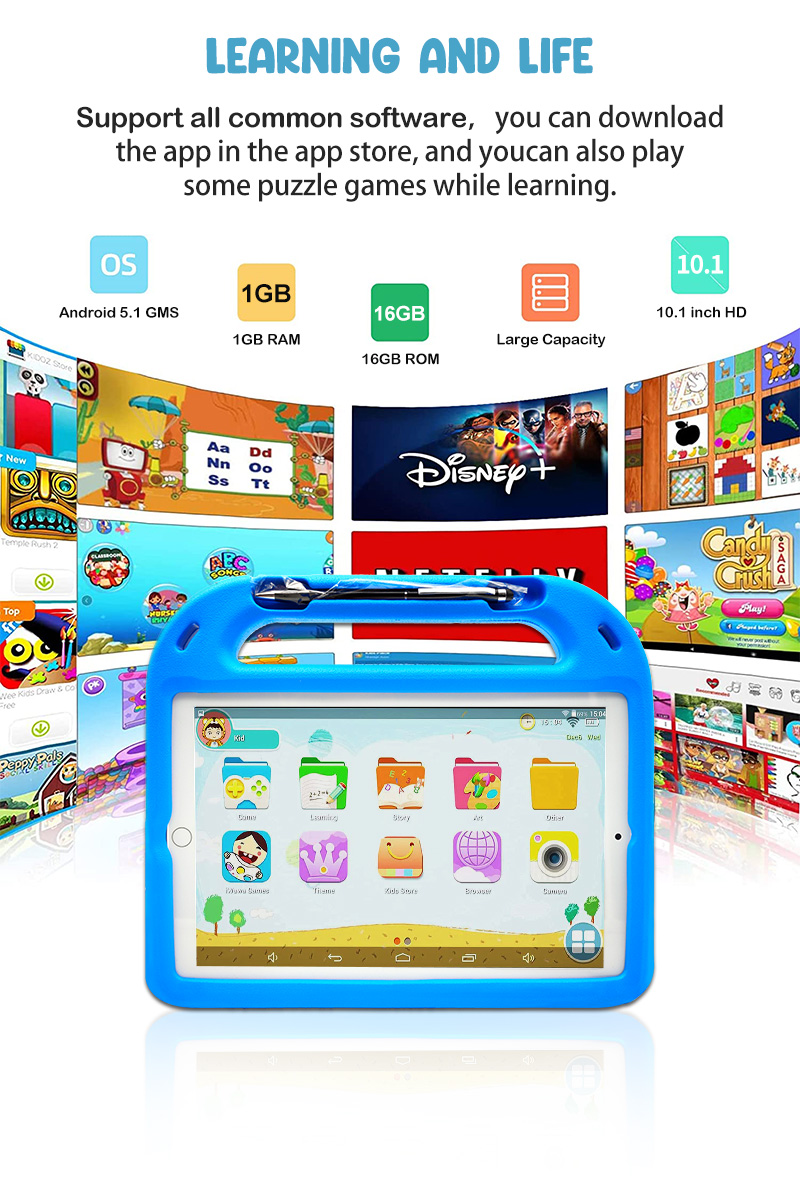 Wintouch K13 3G 10.1Inch IPS HD Kids Tablet PC With Shockproof Case - WTK13