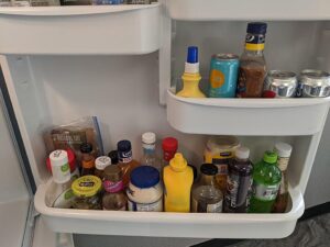 Refrigerator Mustard and Ketchup