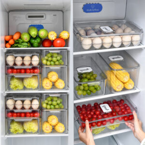 Refrigerator Storage of Veggies and Fruits