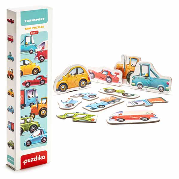 Cubika 8in1 Transport Puzzle Toy - 15245