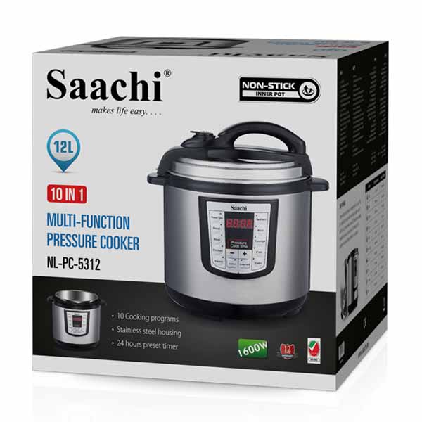 Saachi 12L Electric Pressure Cooker - NL-PC-5312