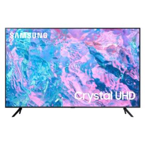 Samsung 43 inches Smart TV, UHD 4K, Black, 2023 Model - UA43CU7000UXZN