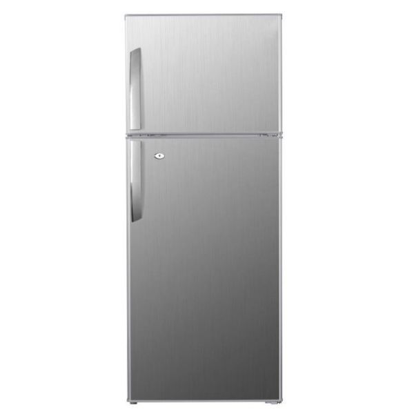 Nikai 450L Capacity Double Door Defrost Refrigerator, Silver Inox Color - NRF450DN5S
