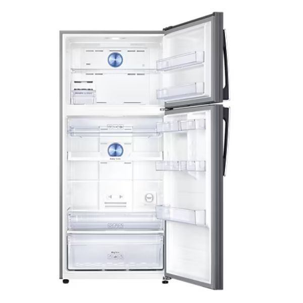 Samsung Top Mount Refrigerator With Twin Cooling, Easy Clean Steel - RT50K6357SL/AE