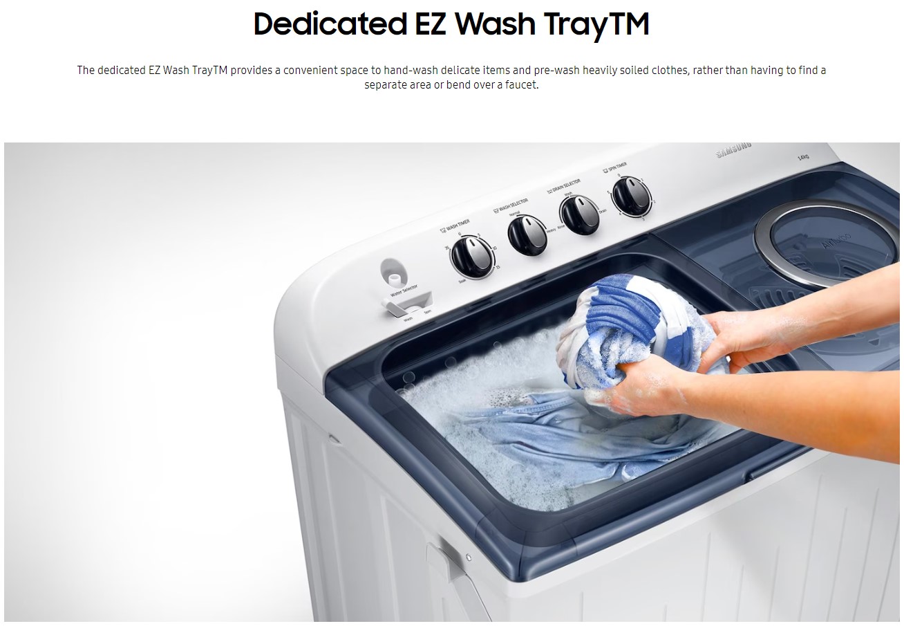 Samsung WT12J4200MB/GU |  Top Load Washing Machine 