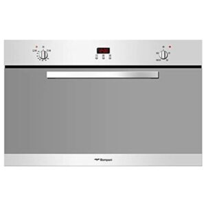 Bompani Built-In Gas Oven, 90Cm, Gas Oven, Gas Grill,With Fan & Digital Timer, Stainless Steel - BO243YK