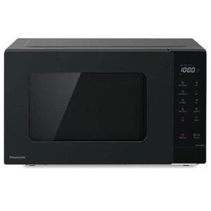 Panasonic 25L Compact Solo Microwave Oven, 900W Push open, Auto-defrost, Child safety lock, Touch Operation, Quick 30 function, Black - NN-ST34NB