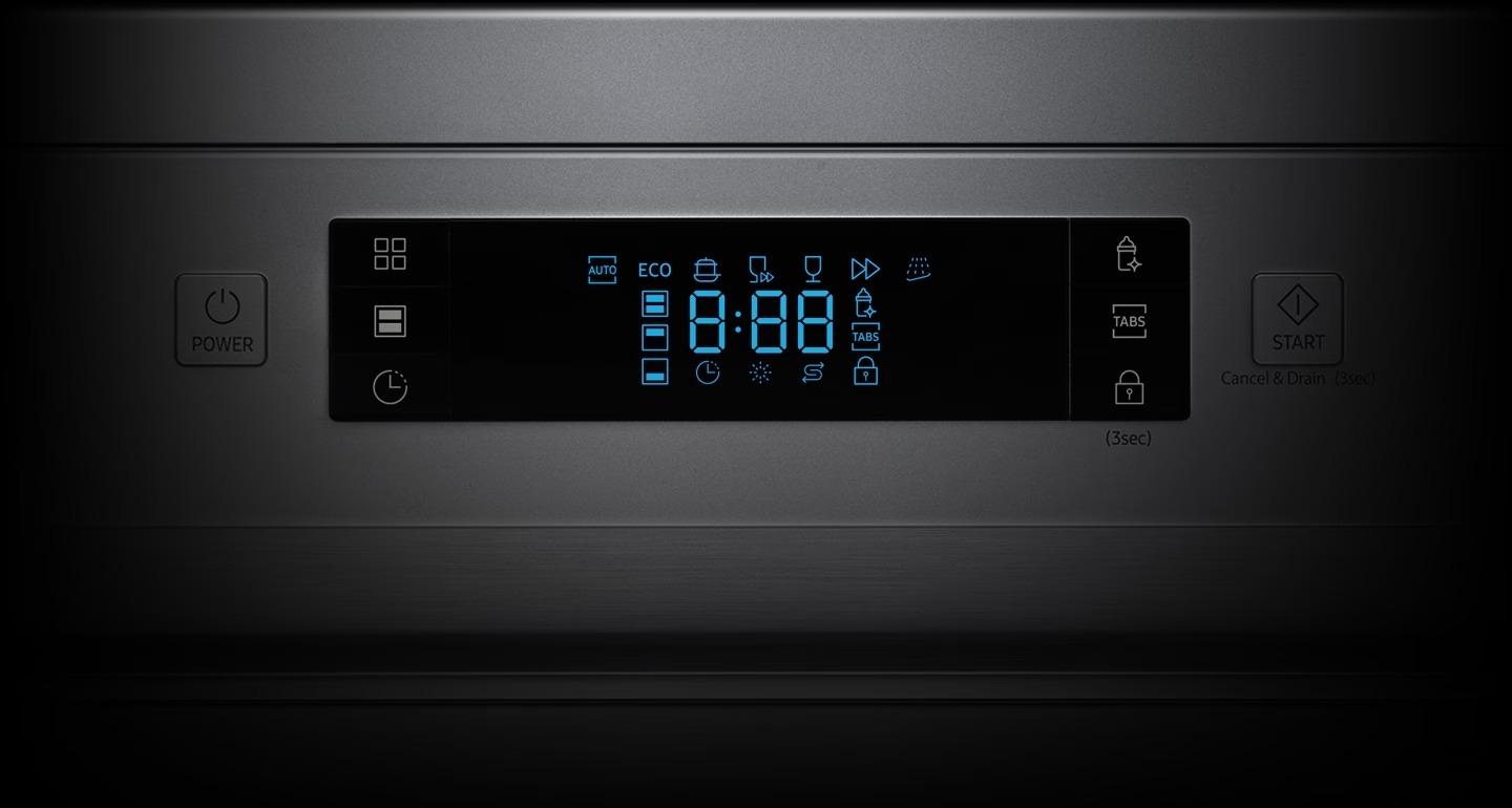 Samsung DW60M6050FS/GU | Free Standing Dishwasher