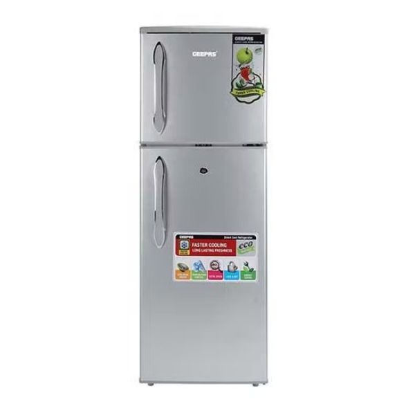 Geepas GRF1856WPN | Double Door Refrigerator