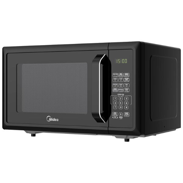 Midea 25L Digital Solo Microwave Oven with 10 Power Levels, 900W, Electronic Touch Control, Child-Safety-Lock, Defrost Function, Fast Reheat, Pull Open Door Handle, Good for Home & Office, Black - EM925A2GU-BK