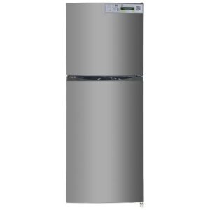Haier 2 Door Refrigerator with Glass Shelves, No Frost, Silver - HRF-270SSD