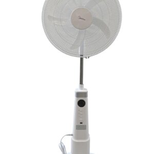 Midea Rechargeable Stand Fan, White - FS4523MRD