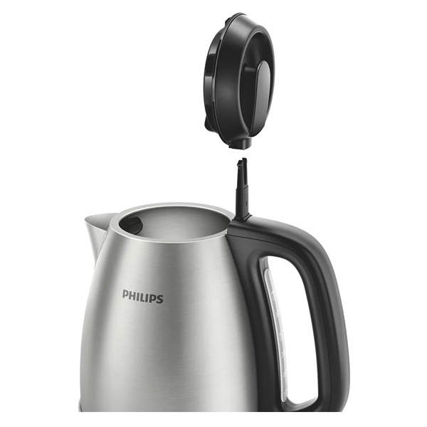Philips 2200W Brushed Metal Electric Kettle Silver - HD9305
