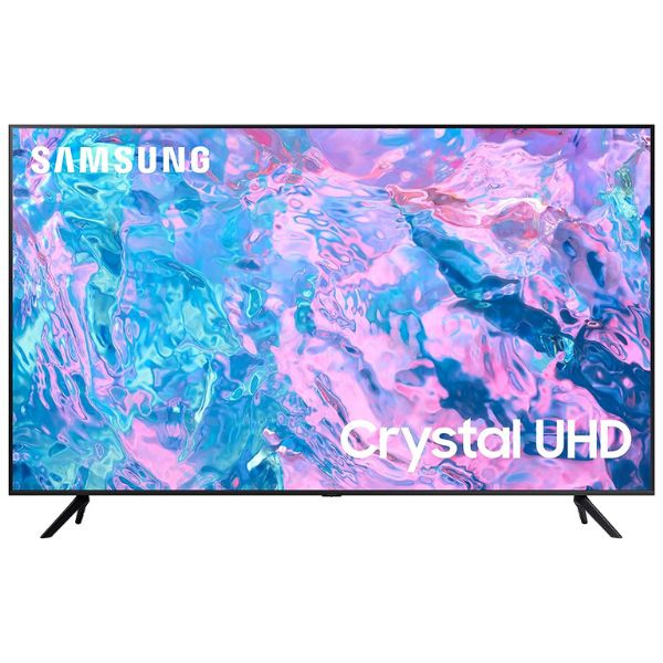 Samsung 65 Inch Crystal UHD 4K Smart TV 2023, Black - 65CU7000