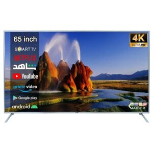 Magic Plus 65 inch Official Android 4K UHD Google TV Wi-Fi Bluetooth Voice Recognition Play Store A+ Panel - MGP65CH22USR