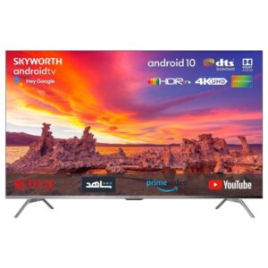 Skyworth 55” Google Android UHD 4K Smart TV, Silver - 55SUC9300