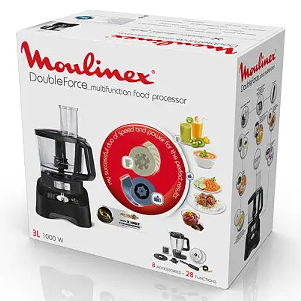 Moulinex 1000W DoubleForce Food Processor, Food Processors, Kitchen  Appliances, Electronics/ Appliances, Household, All Brands