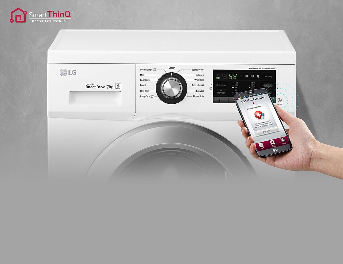 LG FH2J3QDNG0P | Front Load Washer 